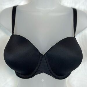 New Maidenform Women’s Black Balconette Bra w/ Removable Straps / 36DD